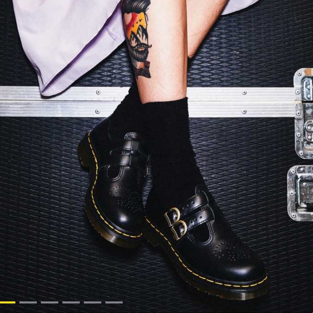 Dr Martens Mary Jane Black Leather 8065